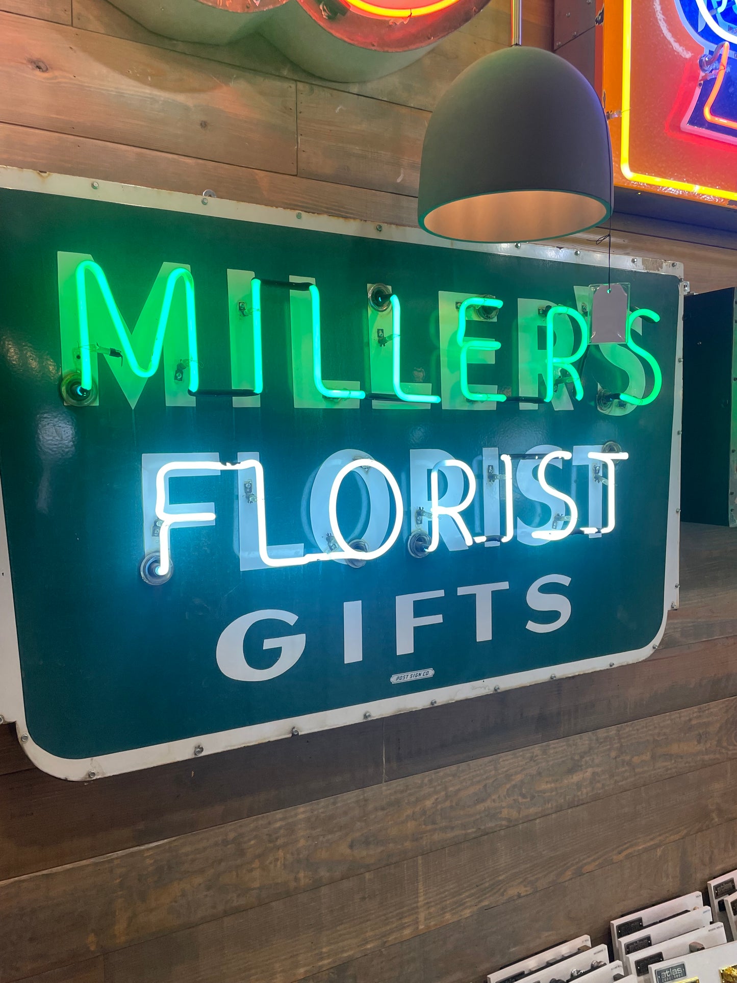 Millers Florist Sign
