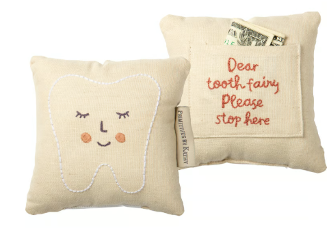 Pink Tooth Fairy Pillow