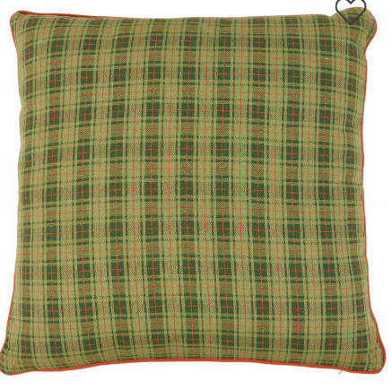 Green Tartan Pillow