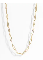 Paper Clip Stacking necklace