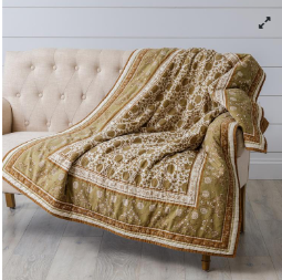 Rust Block Print Quilt