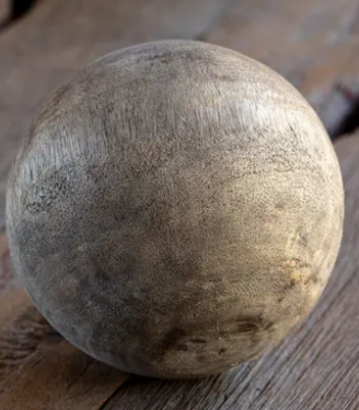 Small Primitive Wood Sphere
