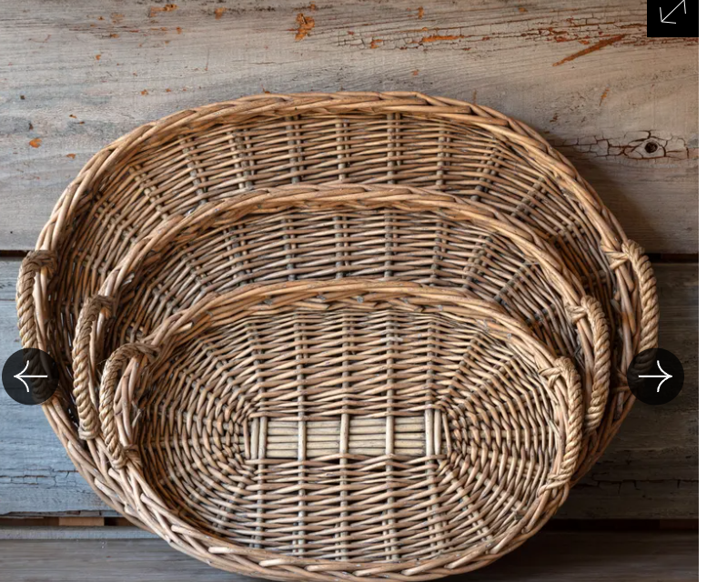 Woven Grape Trays