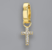 CZ Cross Charm