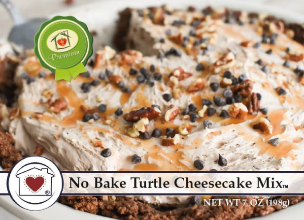 No-Bake Turtle Cheesecake Mix