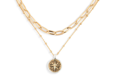 Protect & Guide Gold Necklace