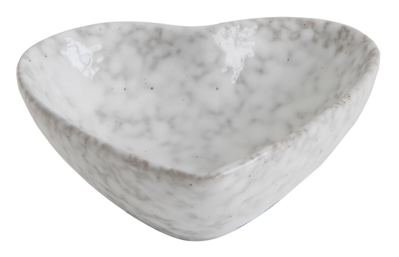 Stoneware Heart DIsh