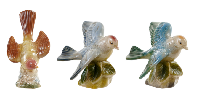 Hand Painted Vintage Reproduction Birds- 3 Styles