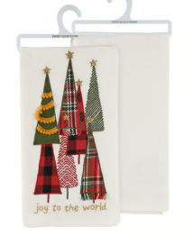 Joy To The World Tree Kitchen Towel