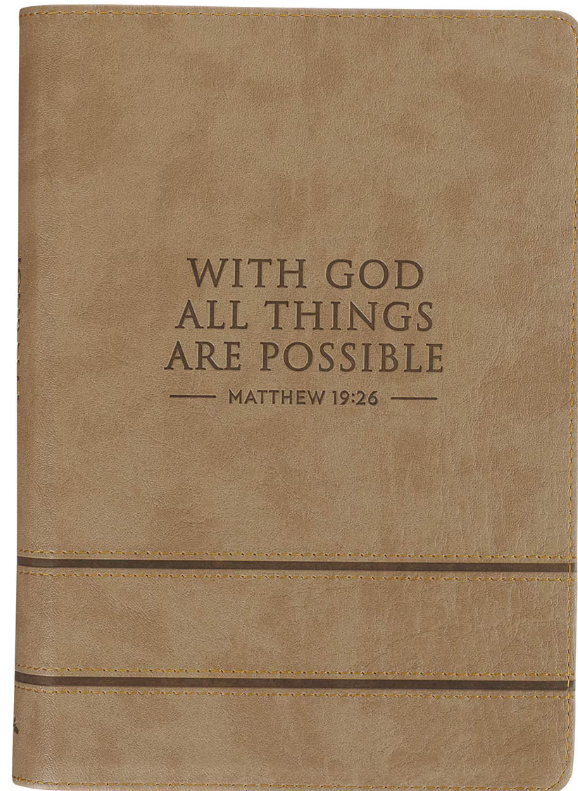 With God All Things Are Possible Journal