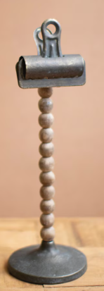 Clip with Beaded Stem