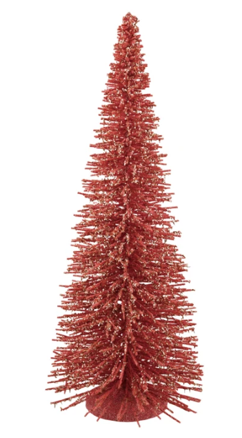 Wood Tree with Mica Flakes & Glitter
