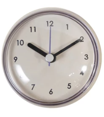 Plastic Clock with Suction Cup