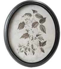 Wood Framed Glass Wall Décor