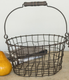 SET/ 2 WIRE BASKETS W/ HANDLE