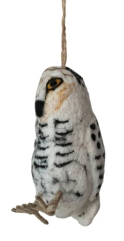 Handmade Wool Felt Ornament, 3 Styles
