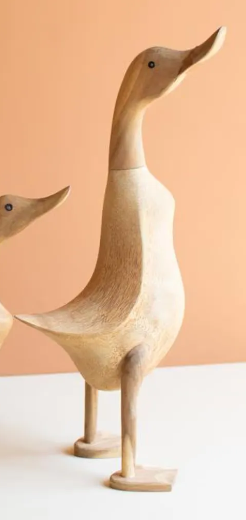 Carved Bamboo Ducks