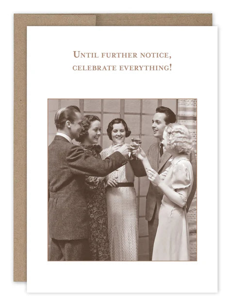 "Until Further Notice" - Shannon Martin Congratulations Card
