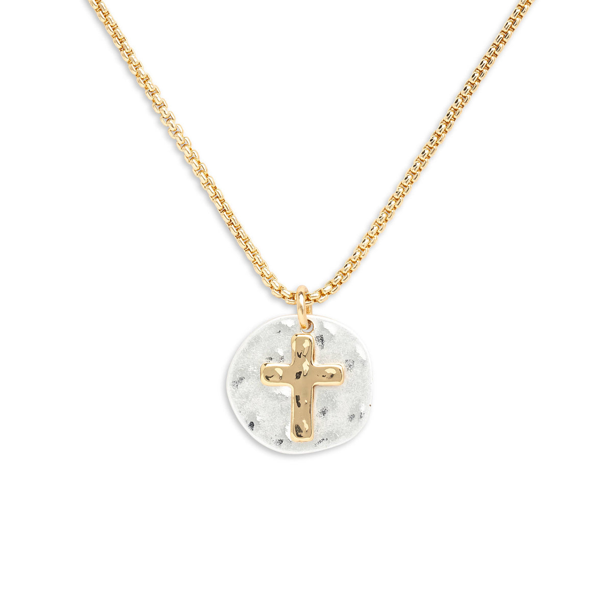 Beaded Prayer Necklace - Champagne