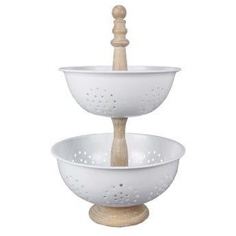 Tiered Enamel Basket Set