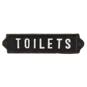 Toilets -  Iron Sign