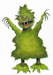 No Ghoulish Green Monsters Here-Children's Book by Dawn Secord