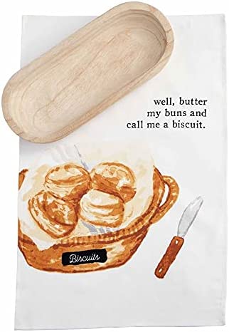 Paulownia Bread Bowl Towel Set