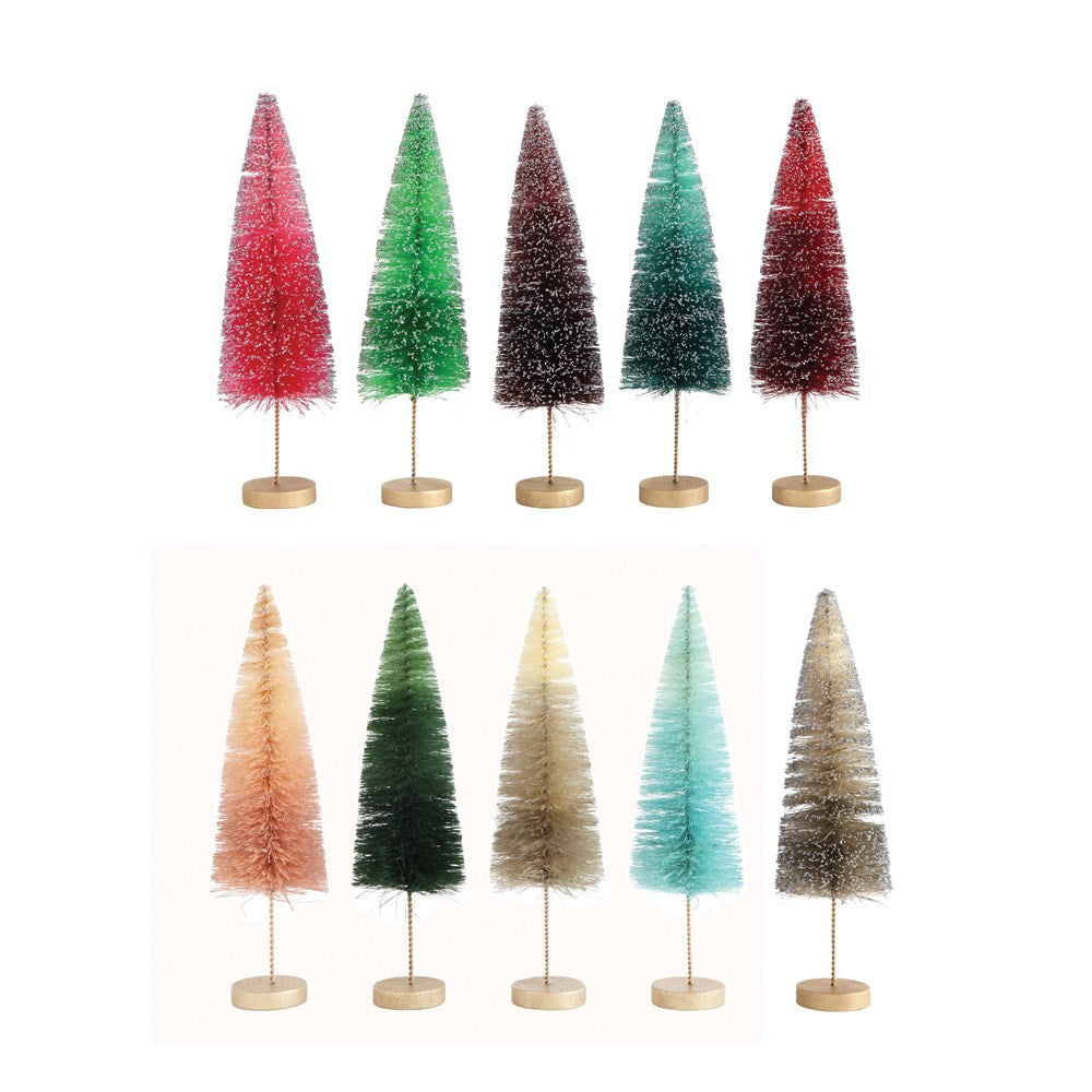 Sisal Bottle Brush Tree - Medium - Ombre