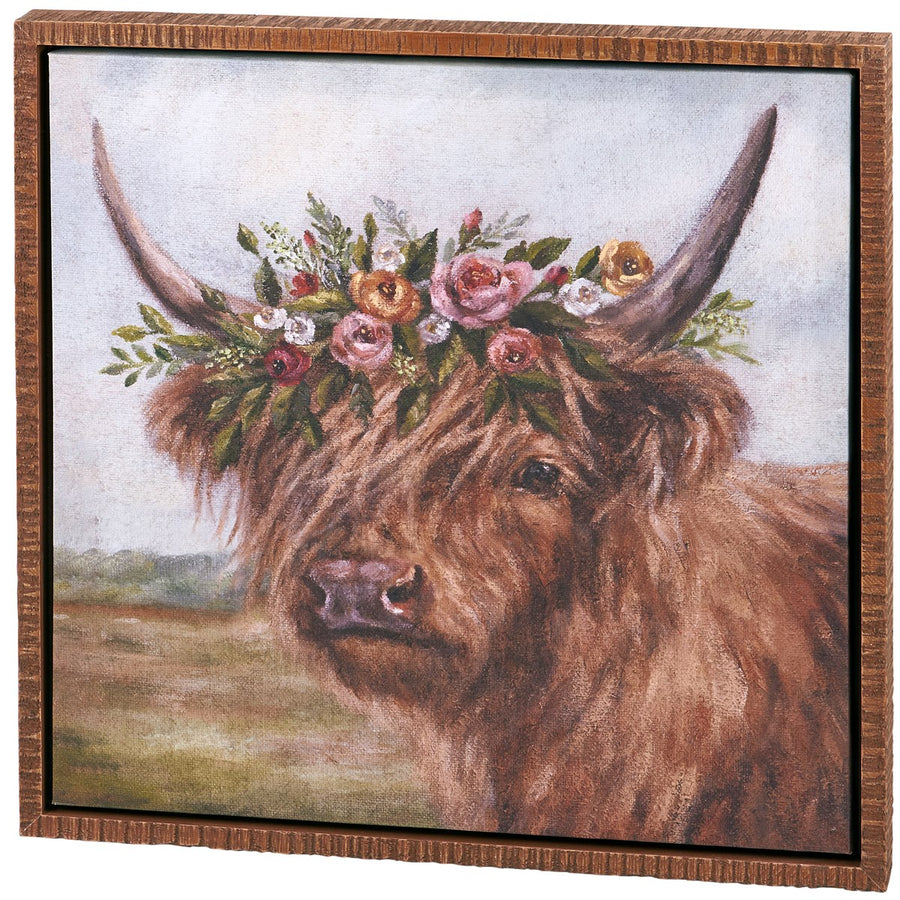 Floral Highland Wall Decor