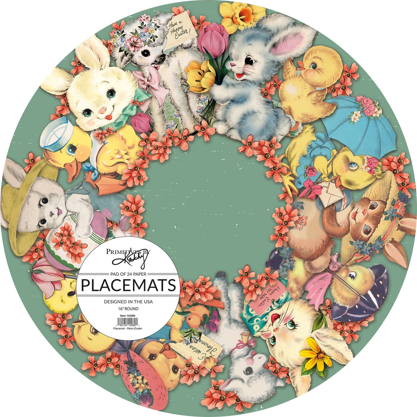 Vintage Easter Paper Placemat