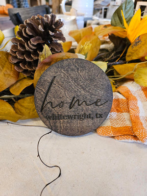 Home Wood Coasters (Set of 4)
