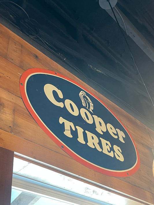 Coopers Tires Metal Sign