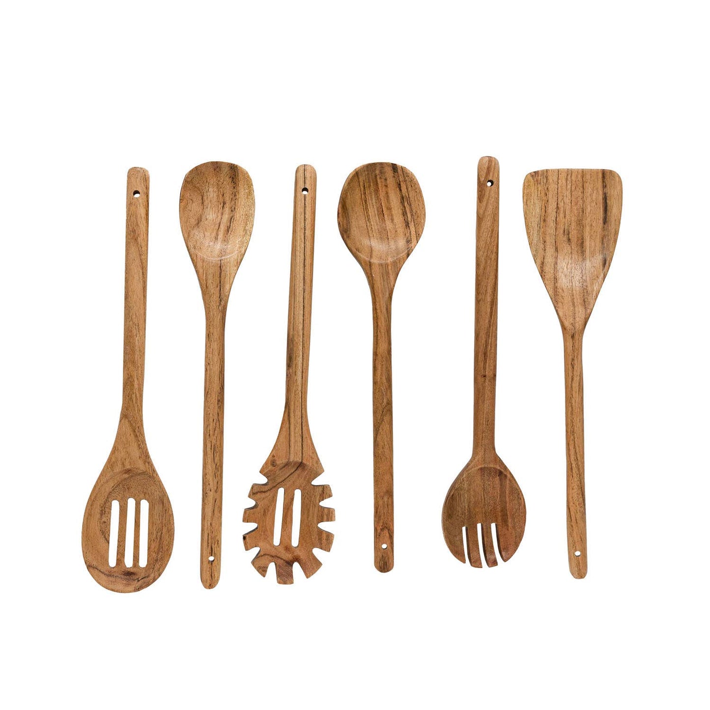 Kendal Wooden Serving Utensils Set 6