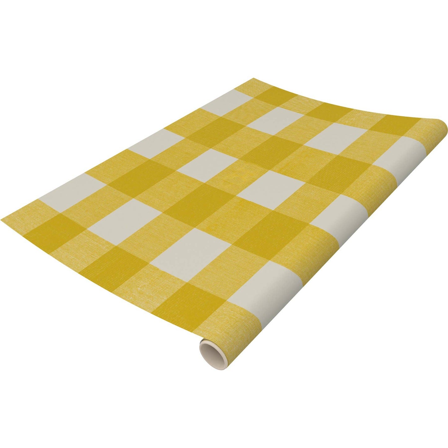 Gold Buffalo Check Paper Table Runner