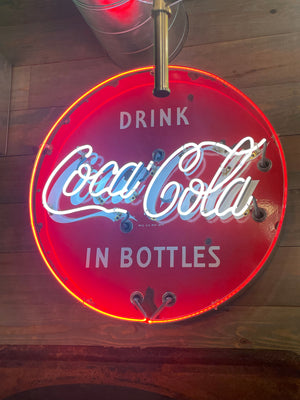 Coke Circle LED Sign