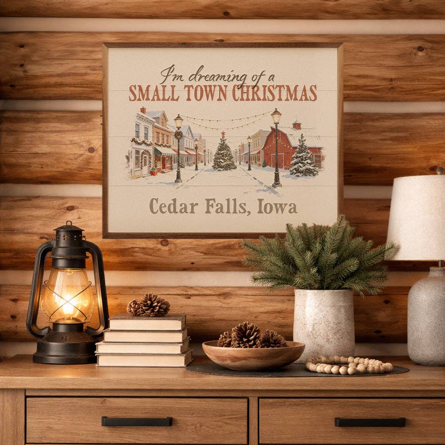 I'm Dreaming Of A Small Town Christmas Whitewright, Texas: 10x8
