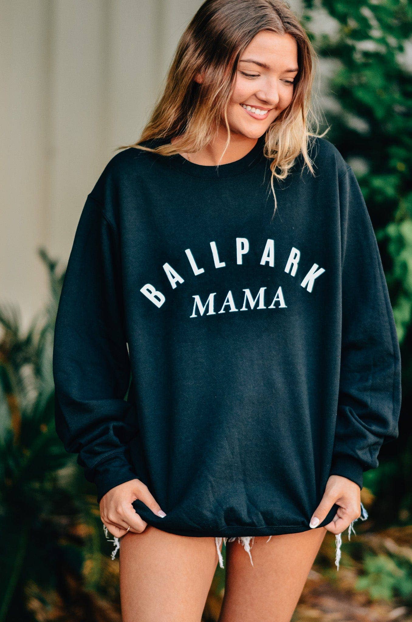 Ballpark Mama Sweatshirt: Medium