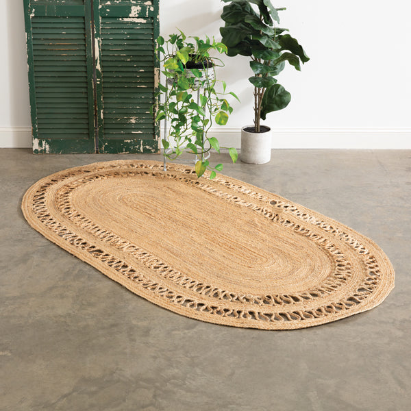Braided Jute Oval Rug – Small Town Home & Decor