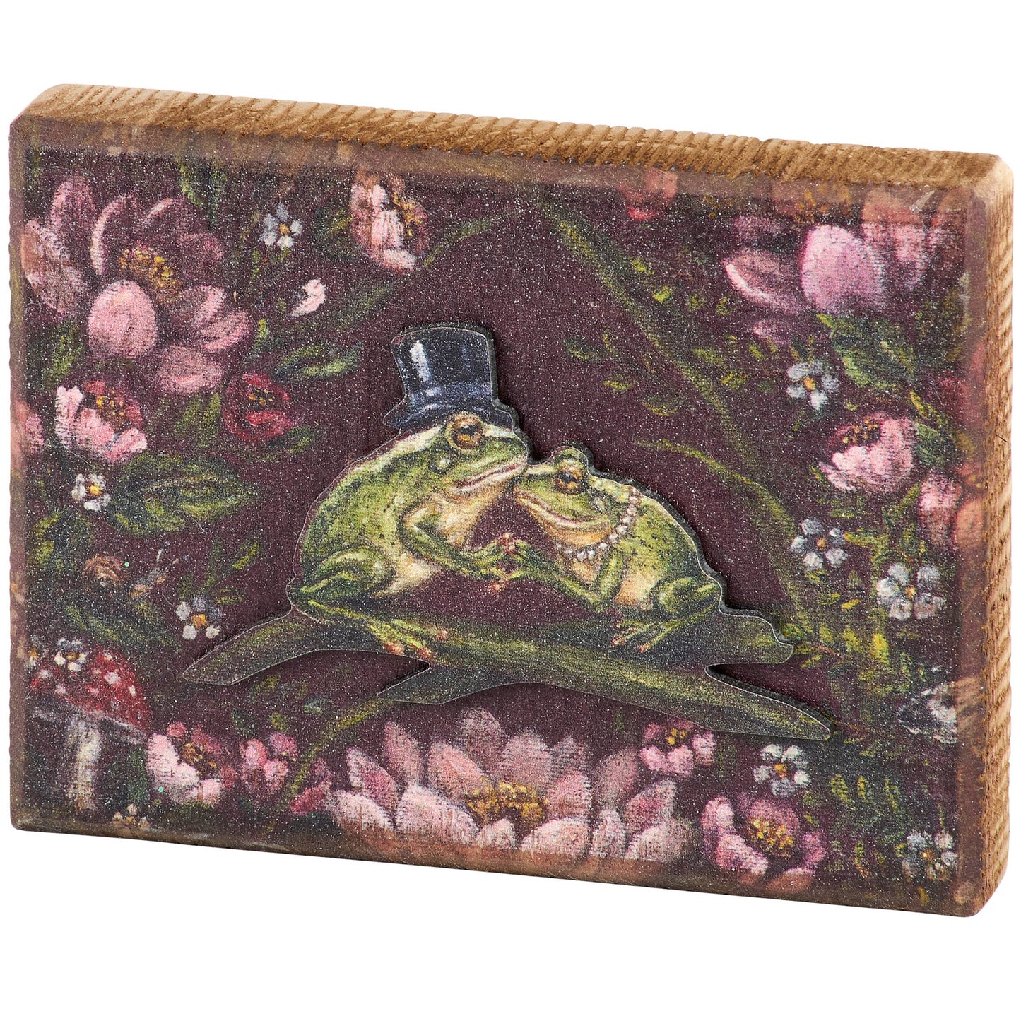 Frog Love Block Sign