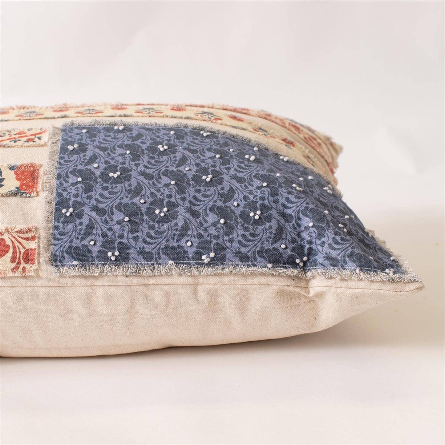 Patchwork American Flag Lumbar Pillow (Pk/02) | Patriotic