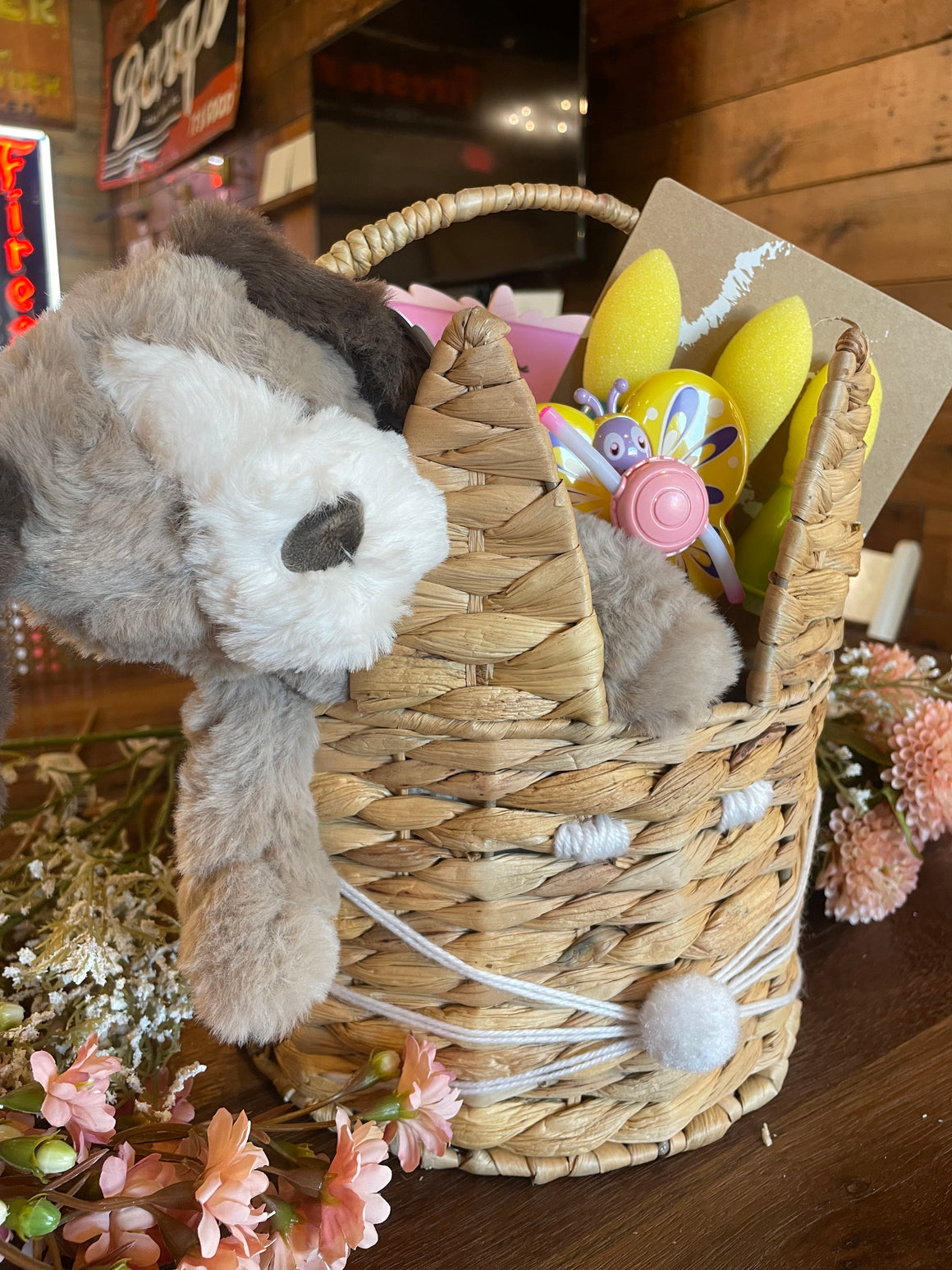 Pre-made Easter basket