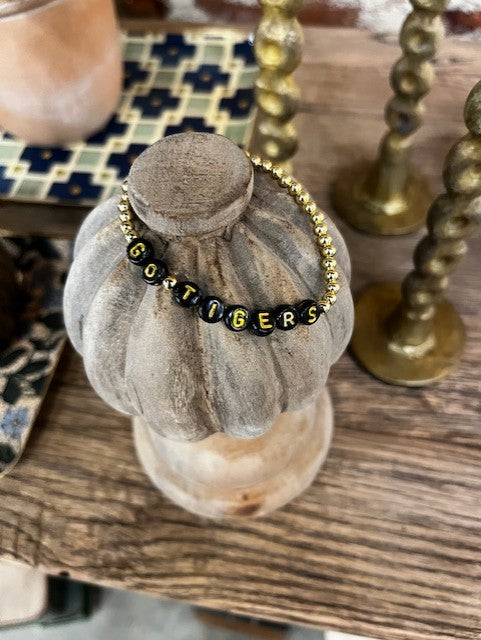 WORD BRACELET- Go Tigers