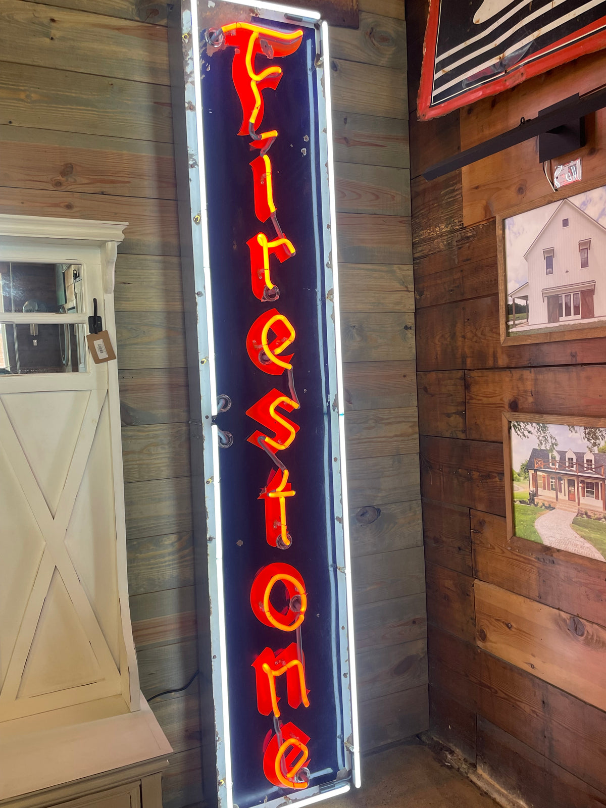 Stone Led Sign Fire Stone LED Sign – Small Town Home & Decor