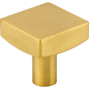 1-1/8'' Overall Length Brushed Gold Square Dominique Cabinet Knob (845BG)