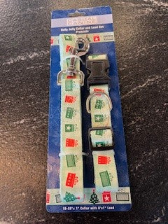 Holly Jolly Collar and Lead Set