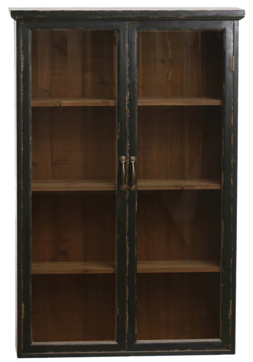 Wood & Glass Display Cabinet