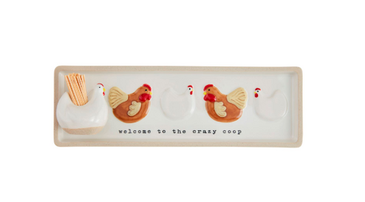 Chicken Tray & Toothpick Set