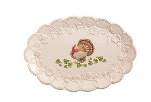Stoneware Turkey Platter
