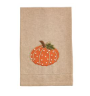 ORANGE PUMPKIN FRENCH KNOT TOWEL