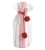 STRIPE CLOTH WINE BAG